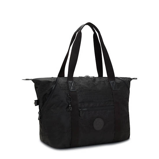 Kipling Art Medium Tote Tassen Zwart | België 1440FD